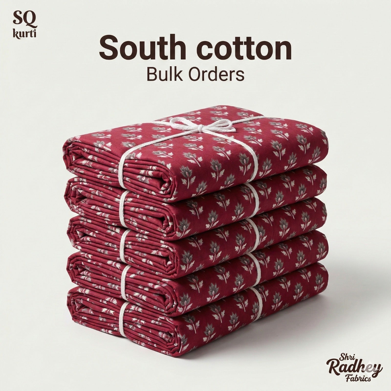 Premium Sanganeri Printed Cotton Fabrics - | SQ-SNG-137