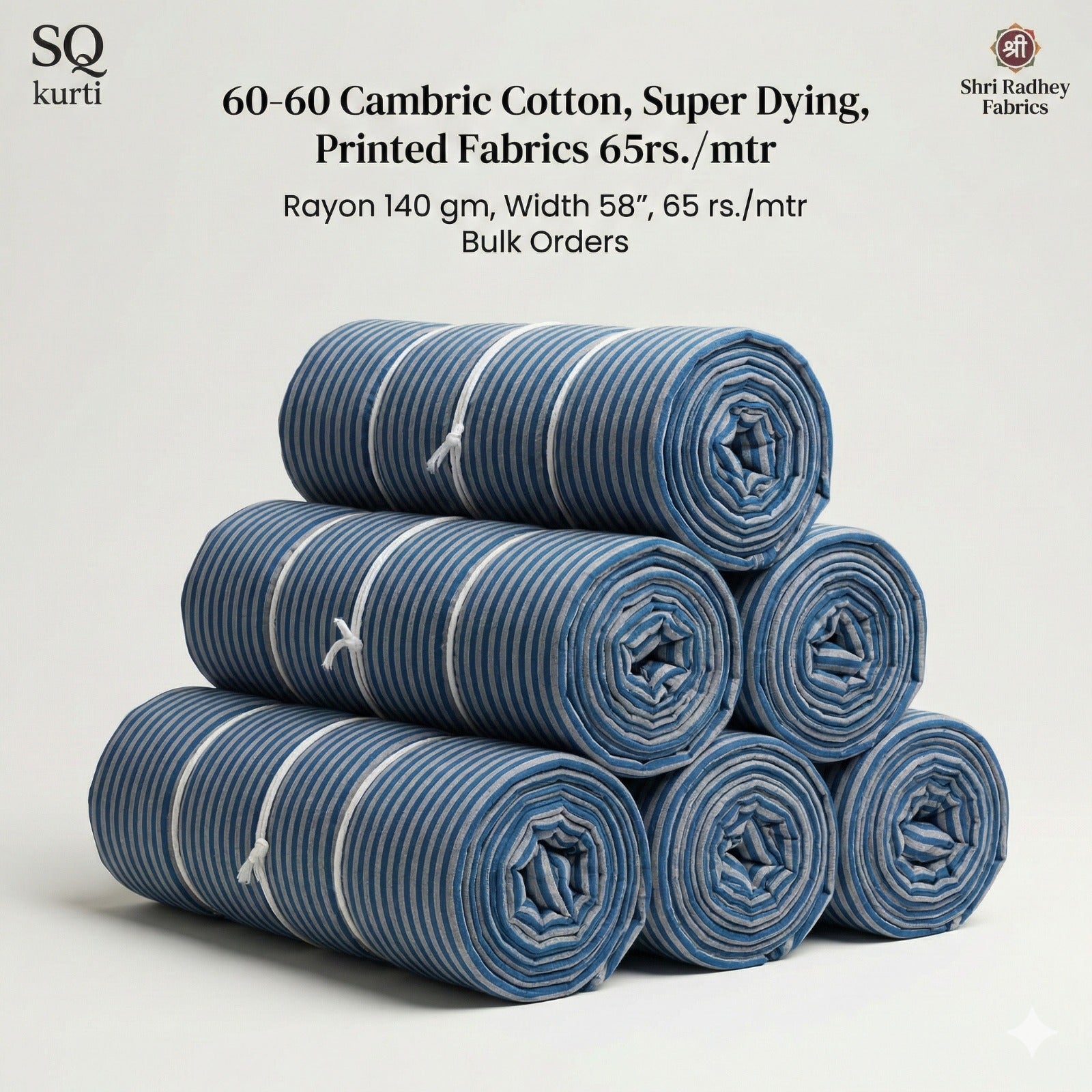 Premium Sanganeri Printed Cotton Fabrics - | SQ-SNG-153