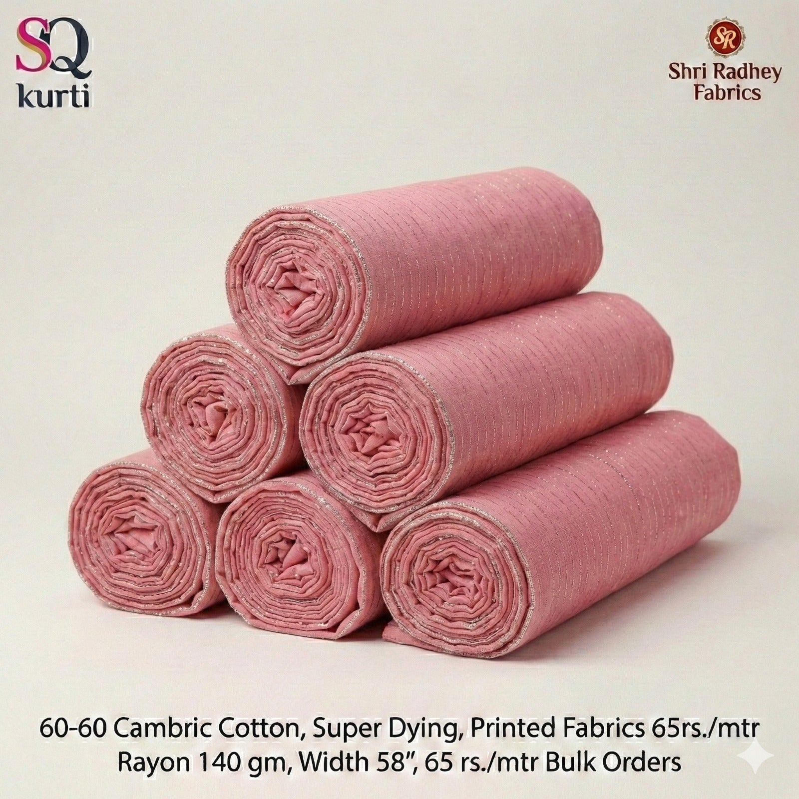 Premium Sanganeri Printed Cotton Fabrics - | SQ-SNG-154