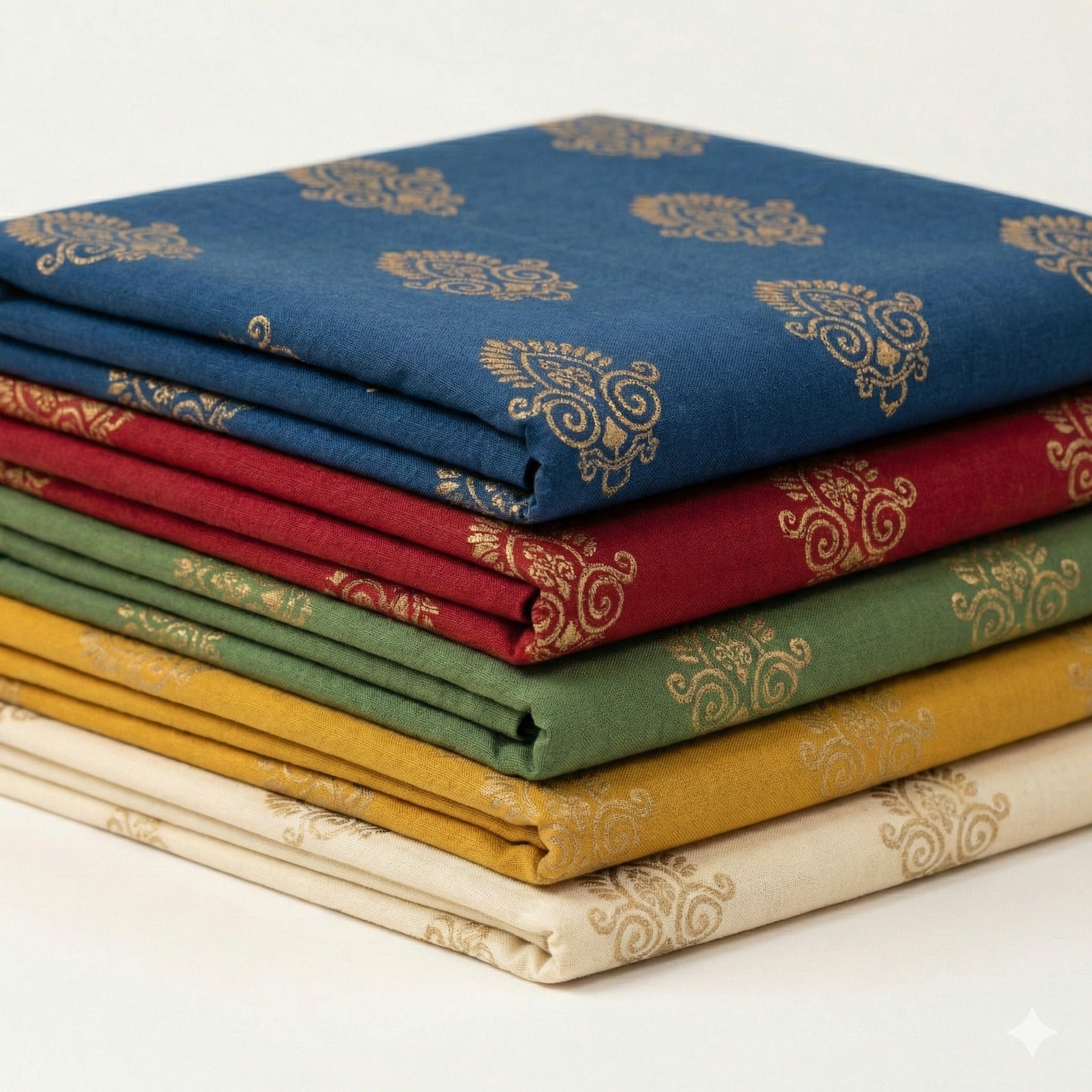 Premium Sanganeri Printed Cotton Fabrics - | SQ-SNG-175