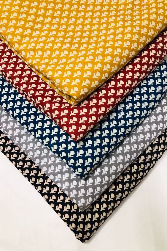 Premium Sanganeri Printed Cotton Fabrics - | SQ-SNG-176