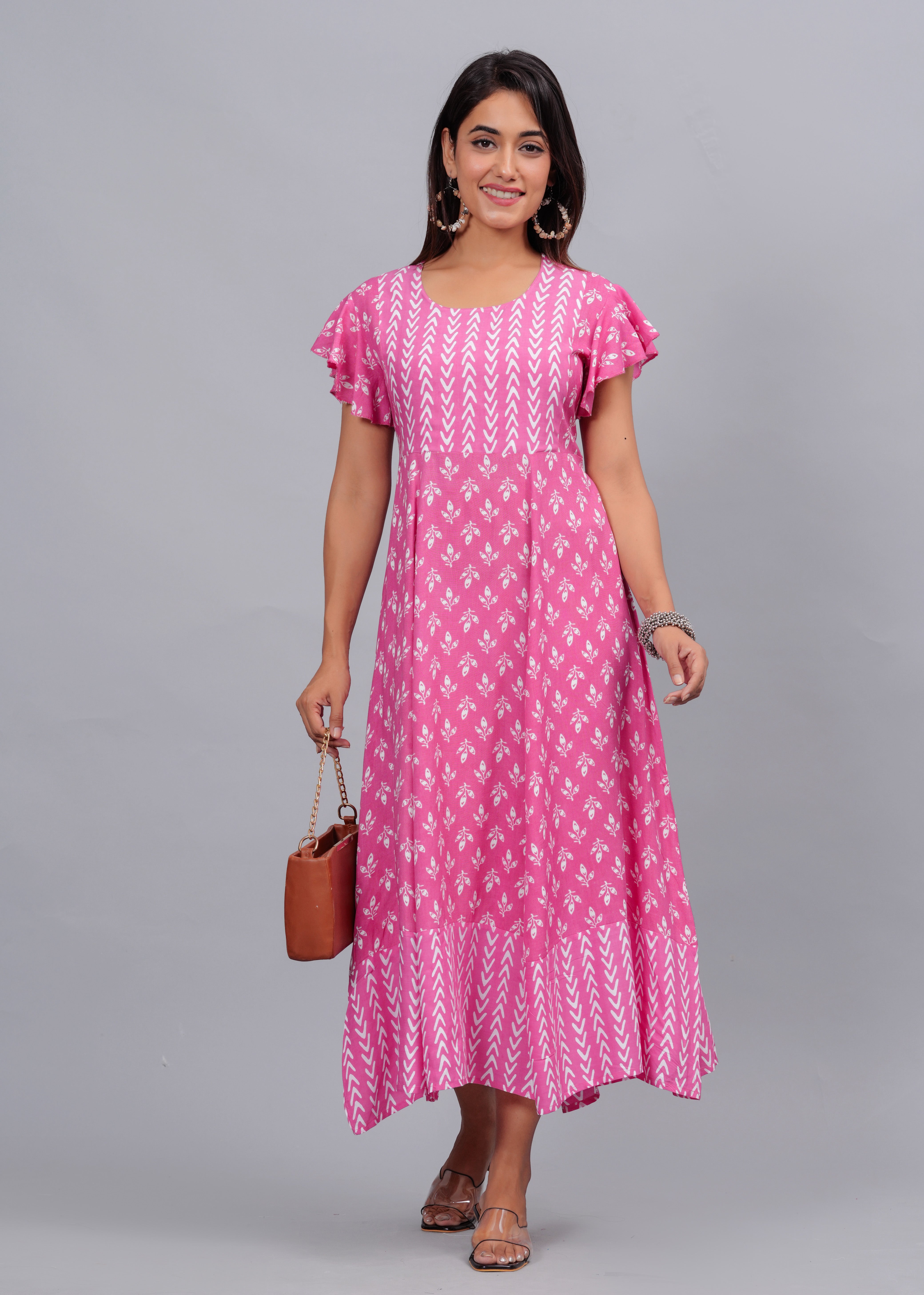 Petal Breeze Flared Kurti