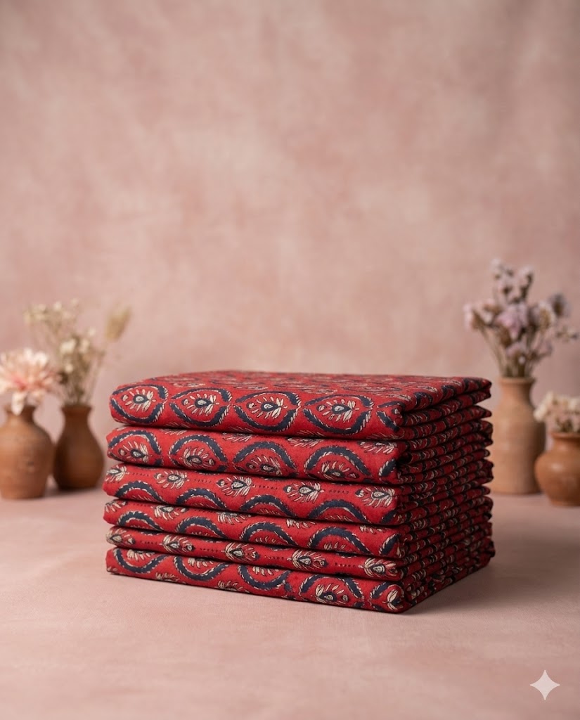 Premium Sanganeri Printed Cotton Fabrics - | SQ-SNG-113