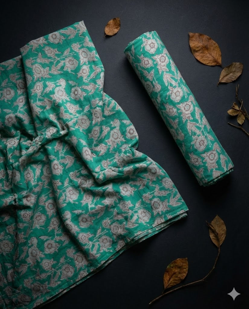 SQ Kurti’s Sanganeri Printed Fabrics - | SQ-SNG-104